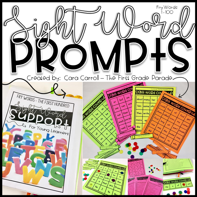 Sight Word Prompts
